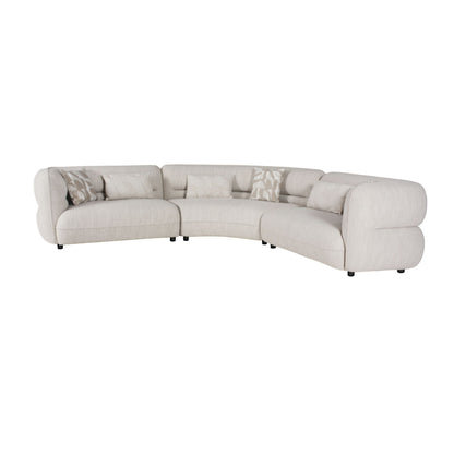 Four Seasons - LHF Loveseat With 2 Pillows - Camel