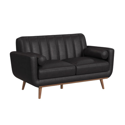 Horizon - Loveseat With Wood Front 2 Pillows