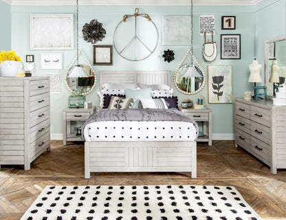 Summer Camp - Panel Headboard Full - Stone Path Gray