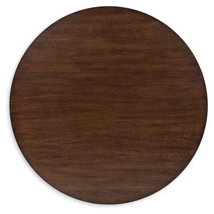 Korestone 2 - Round Cocktail Table - Dark Brown