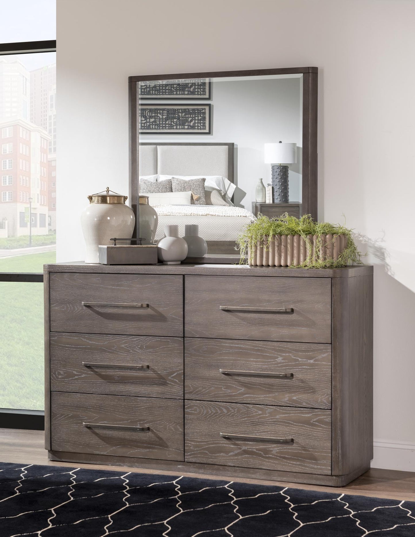 Horizons - 6 Drawers Dresser - Deep Sable