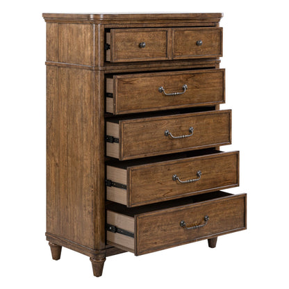 Harrison Heights - 5 Drawer Chest - Sienna