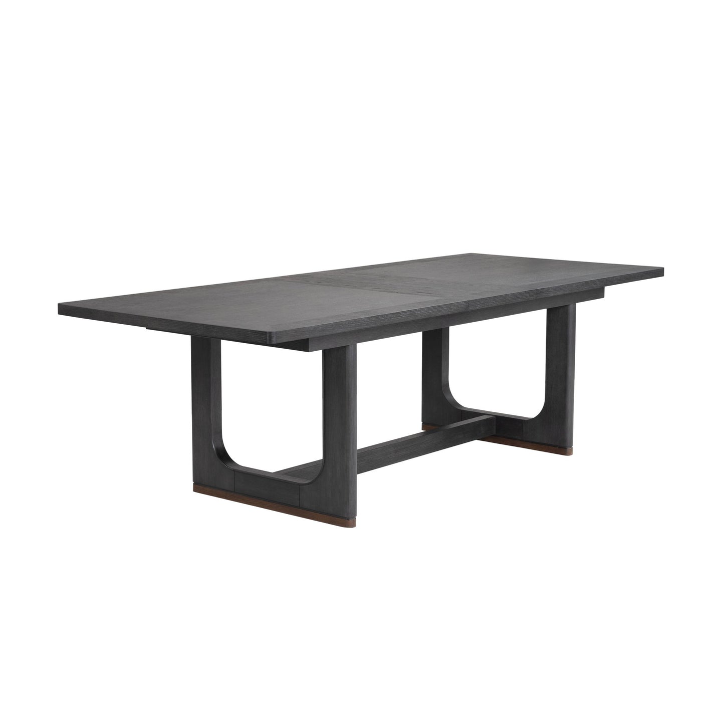 Waterfall - Rectangular Dining Table - Deep Ebony