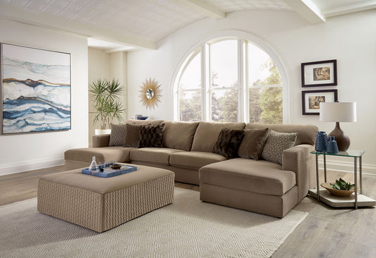 Carlsbad Modular Sectional - Armless Chair - Carob