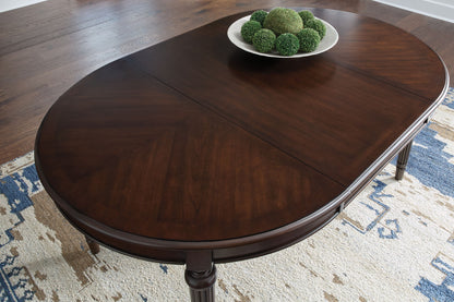 Lavinton - Oval Dining Room Extension Table - Brown
