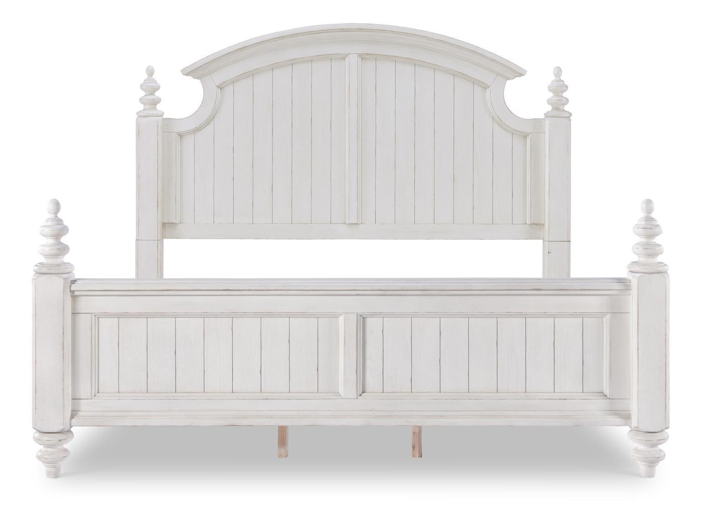 Cottage Park - Poster Panel Headboard King / California King - Aged White