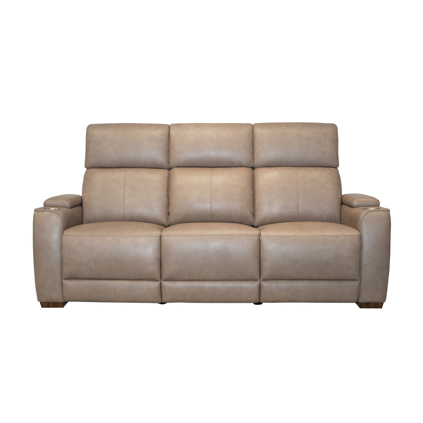 Vibe - Power Reclining Sofa With Console, Power Headrest, Lumbar, Heat, Massage & Pulse