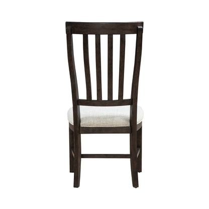 Grant Park - Slat Back Side Chair (RTA) - Brown