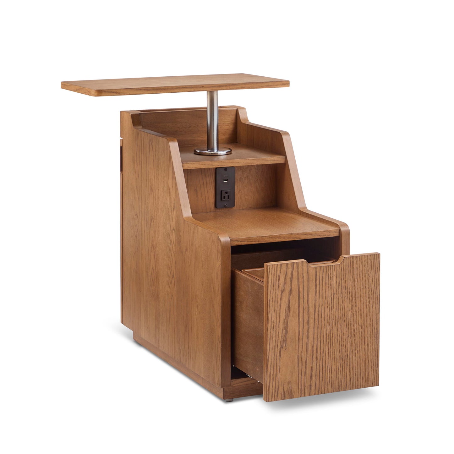 Sidekick - Smart Side Table - Light Brown