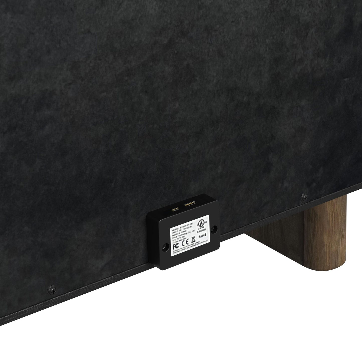 Brisbane - Upholstered Bedroom Set With Boucle And LED