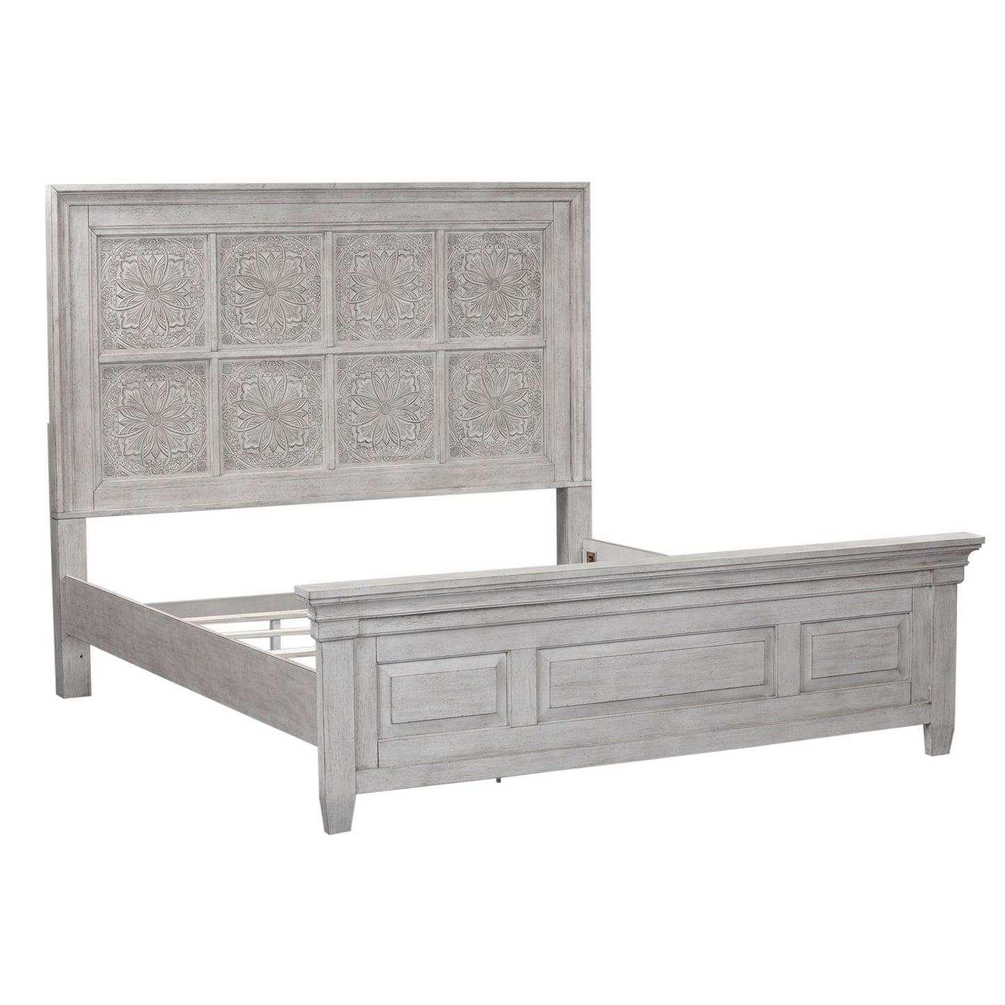 Heartland - King California Panel Bed - White