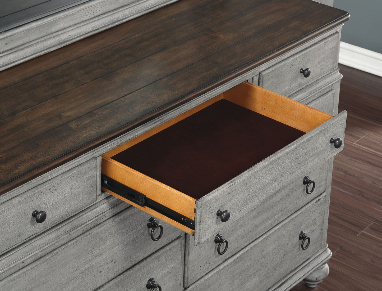 Plymouth - Dresser - Gray