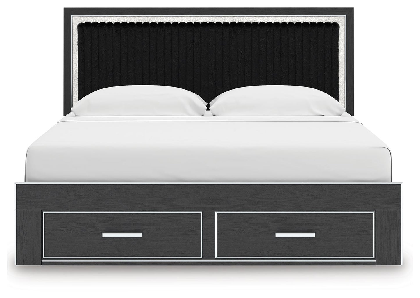 Zuraleus - Upholstered Panel Platform Storage Bed