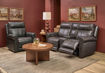 Alexander - Power Reclining Loveseat With Console, Power Headrest & Lumbar