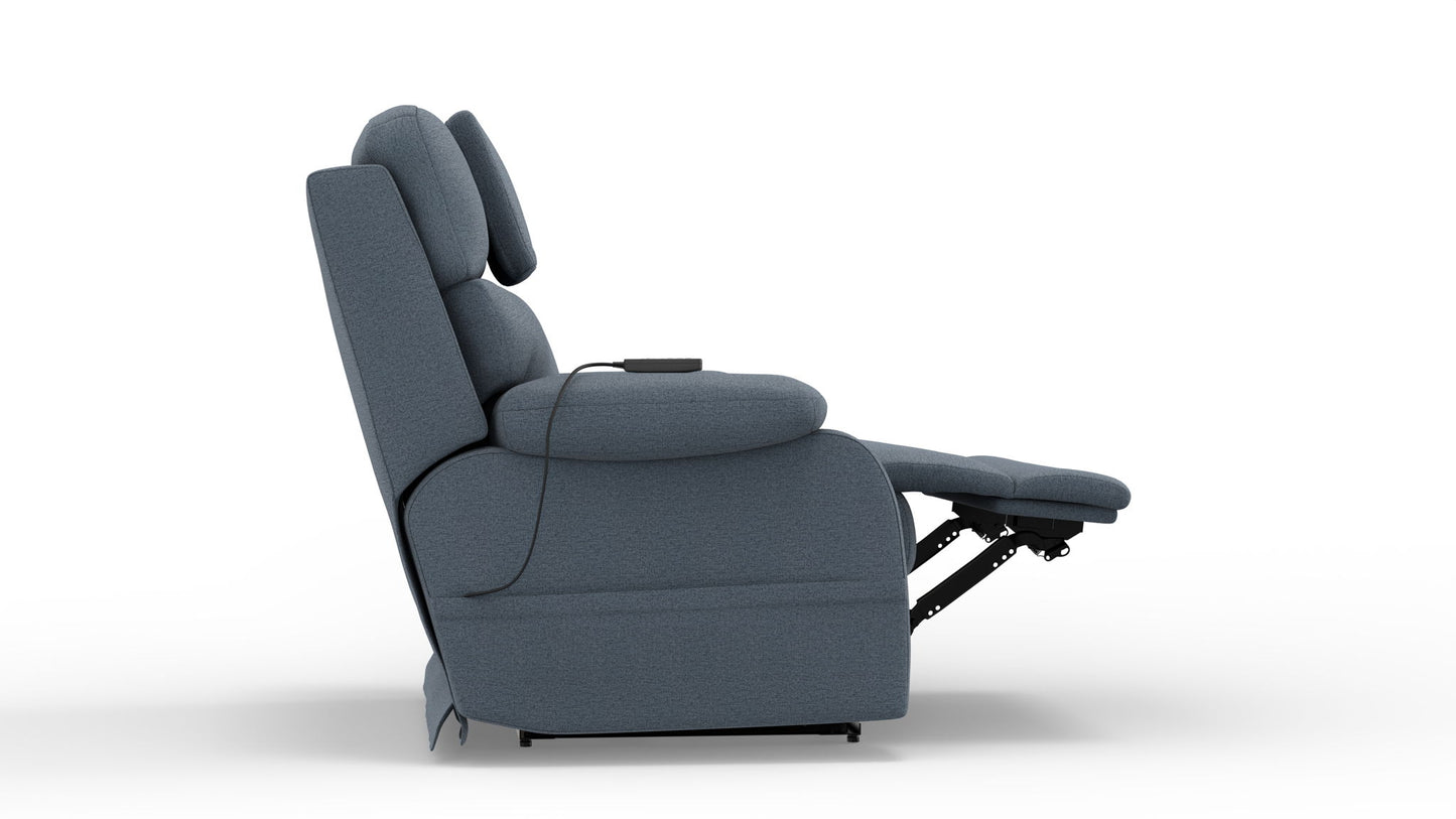 Dreamtime - 48" Power Headrest Power Lay Flat Recliner With CR3 Heat/Massage/Zero Gravity