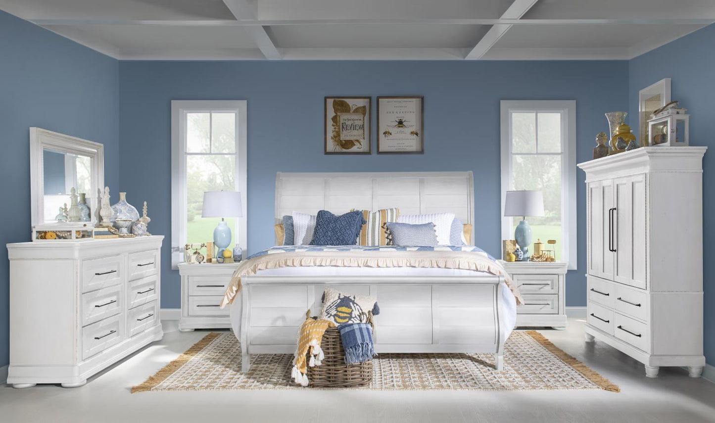 Vintage Market - Complete Sleigh Bed