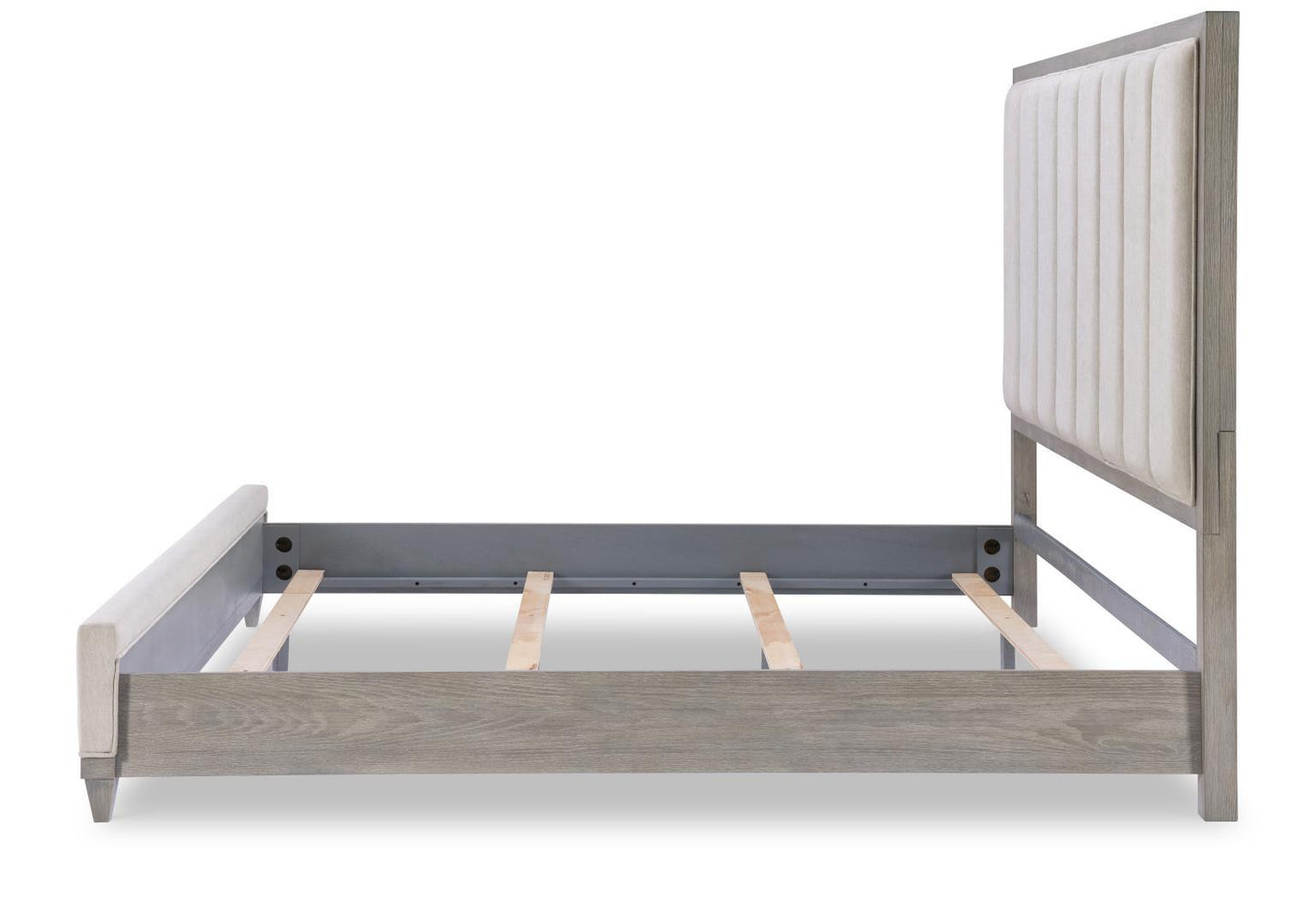 Artesia - Upholstered King Headboard - Smokey Taupe