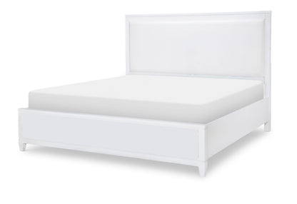Summerland - Queen Panel Footboard With Tapered Legs - White
