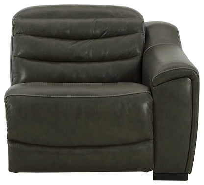Center Line - RAF Zero Wall Power Recliner - Dark Gray
