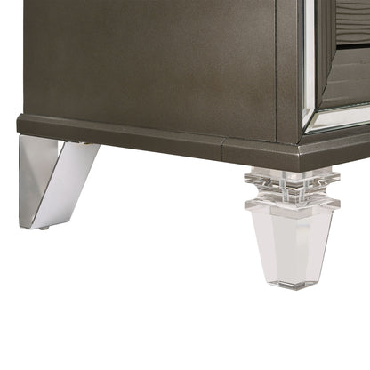 Twenty Nine - 2-Drawer Nightstand With USB - Dark Brown