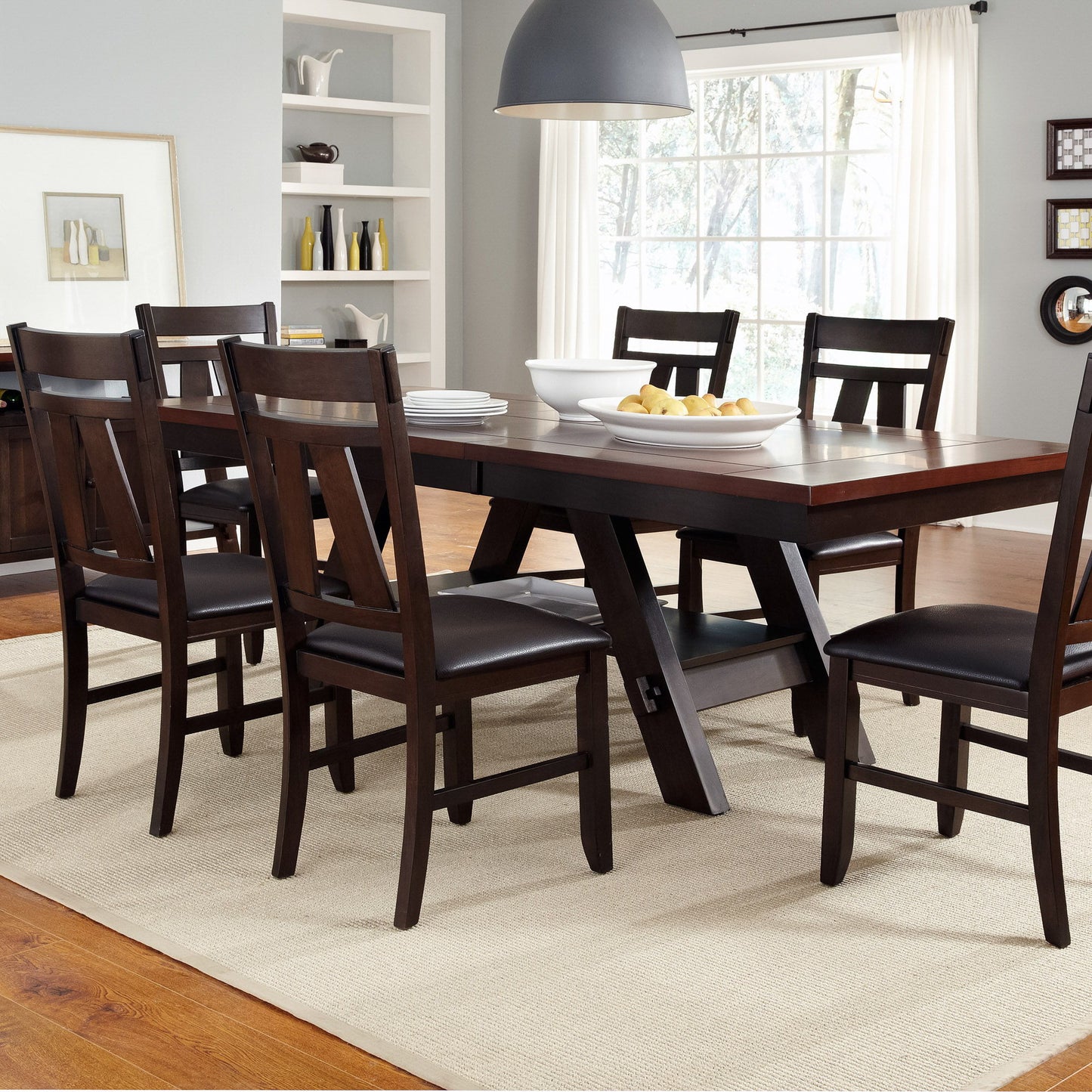 Lawson - Pedestal Table Base - Dark Brown