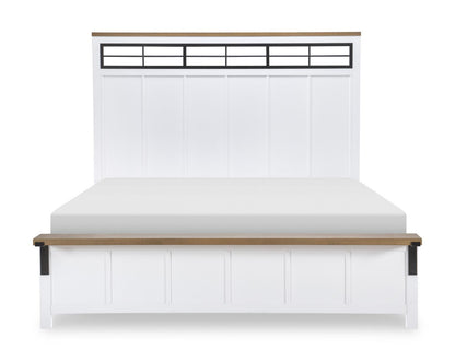 Franklin - King Two Tone Panel Headboard - White