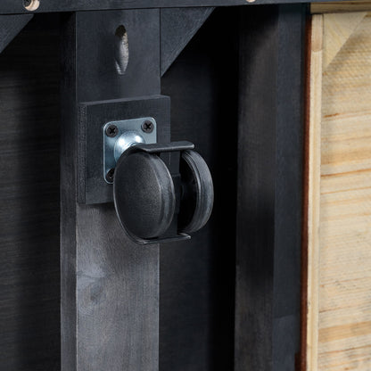 Wagner - Rectangular Lift-Top Coffee Table With Casters - Cherry