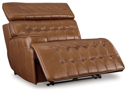 Temmpton - Laf Zero Wall Power Recliner - Chocolate