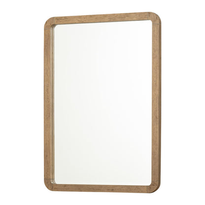 Margot - Beveled Mirror - Desert Oak And Cloud White