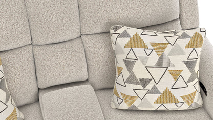 Micah - Power Headrest Power Deep Seat Reclining Console Loveseat - Oatmeal