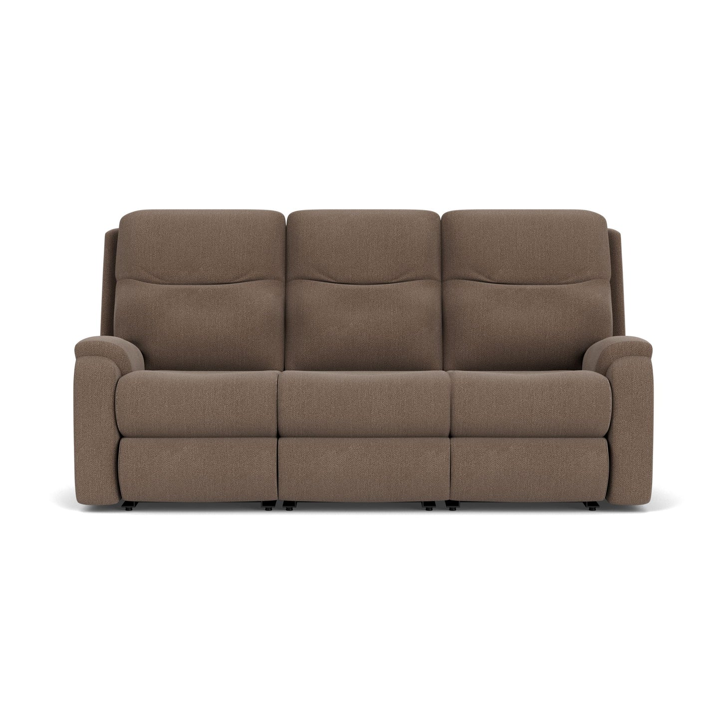 Penn - Transitional Fabric Power Reclining Sofa With Power Headrests & Lumbar