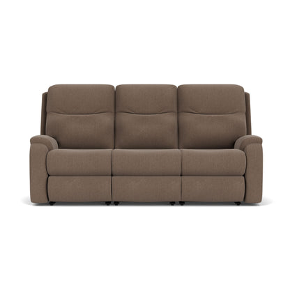 Penn - Transitional Fabric Power Reclining Sofa With Power Headrests & Lumbar