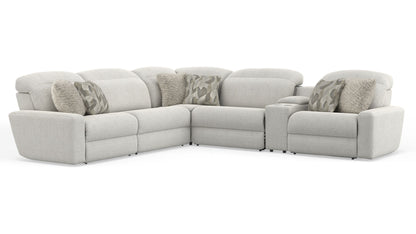 Terrence - Power Adjustable Headrest Power LSF Recliner - Chalk