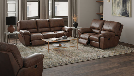 Stetson - Power Lay Flat Recliner - Walnut