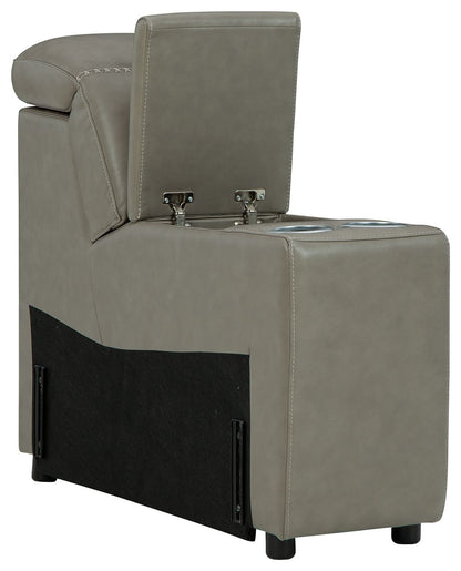 Correze - Console with Storage - Gray