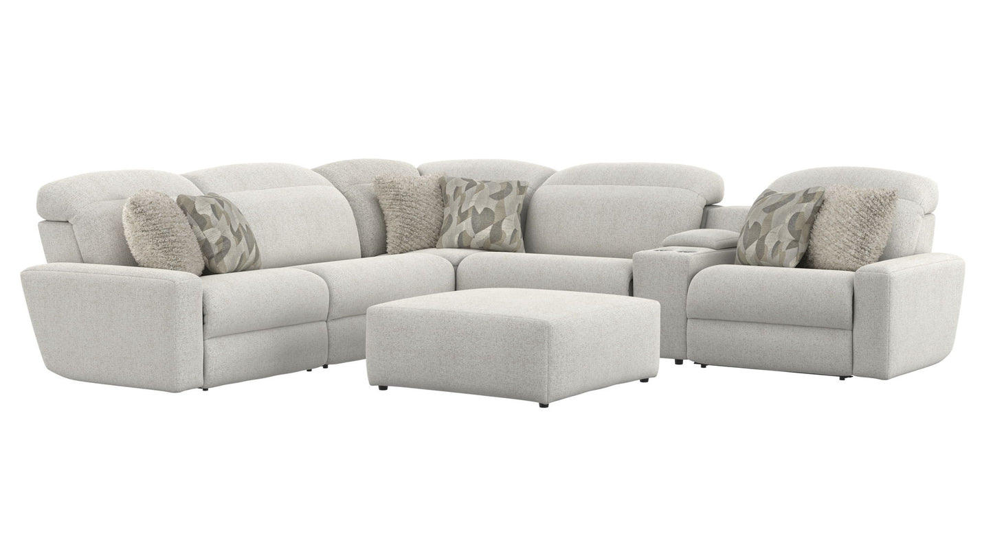 Terrence - Power Adjustable Headrest Power LSF Recliner - Chalk