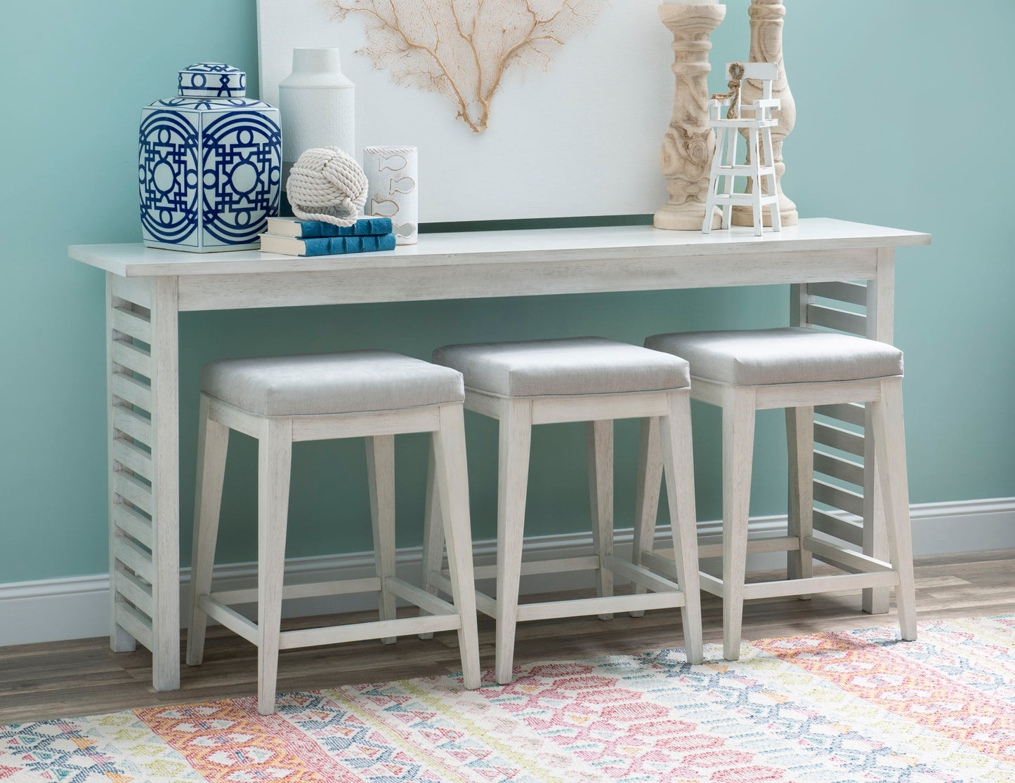 Edgewater - Sofa Table - White