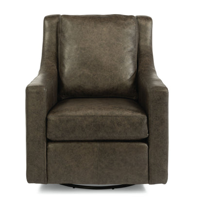 Murph - Leather Stationary Swivel Chair