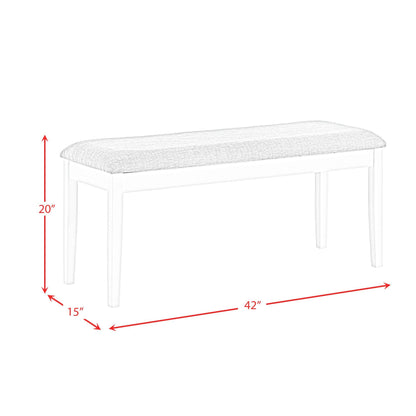 Summerville - 6 Piece Dining Set With Table, 4 Chairs, And Bench - Oak And Antique White