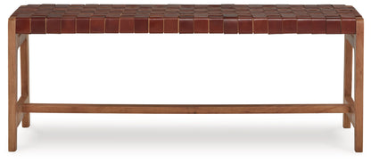 Lemmund - Accent Bench - Natural / Brown