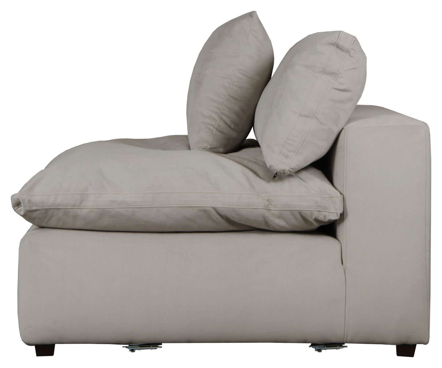 Posh Modular - Armless Chair - Dove