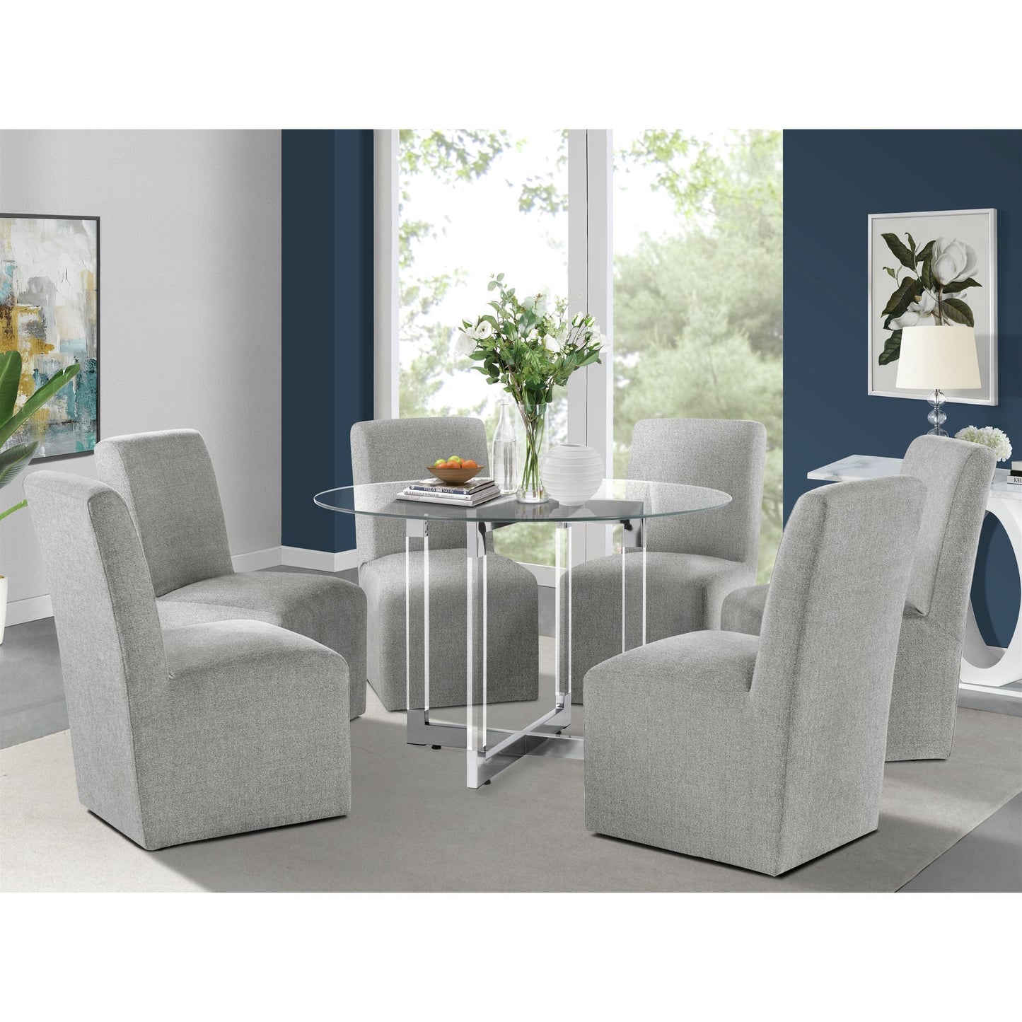 Zurich - Round Dining Table Complete - White