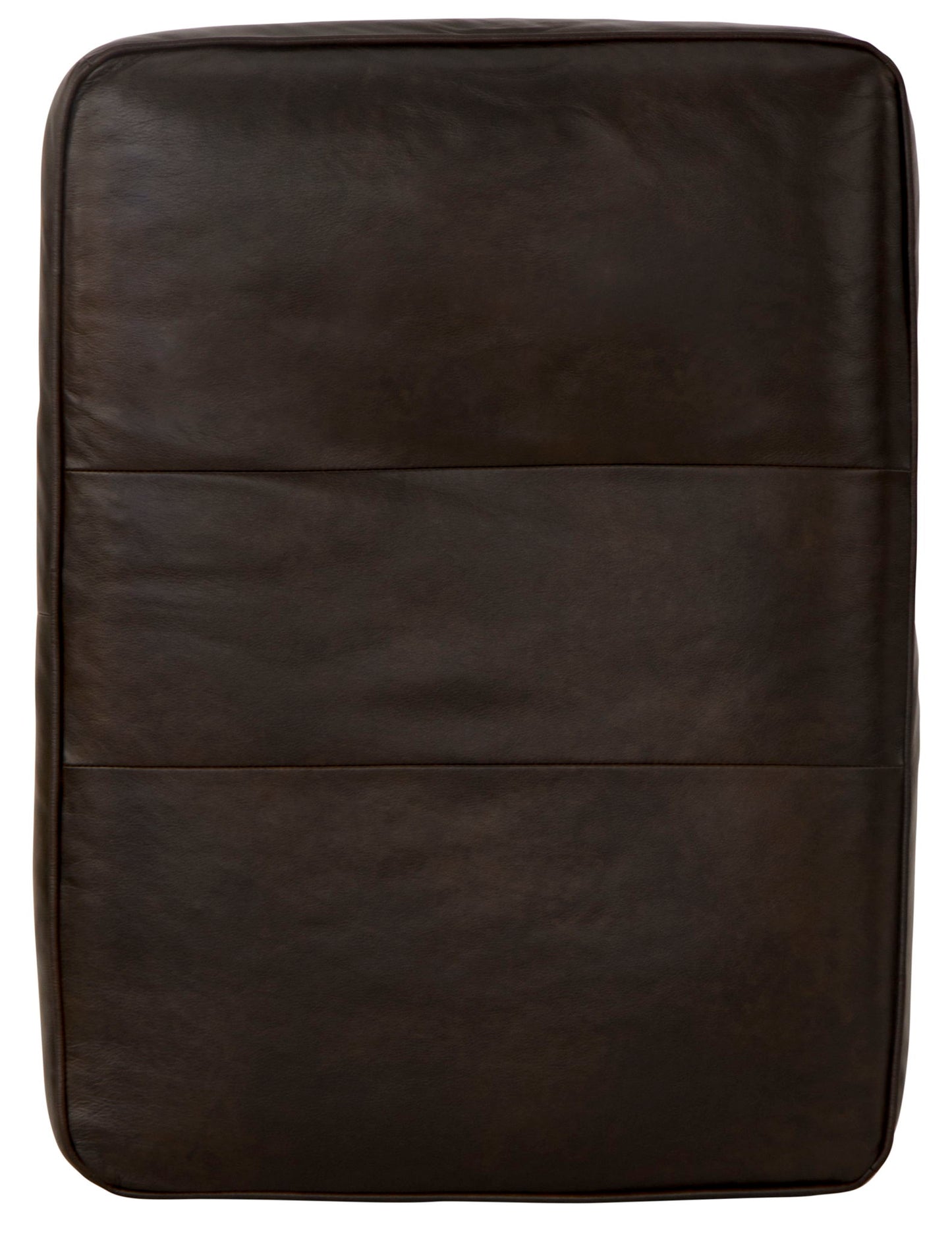 Roberto - Leather Ottoman - Cocoa
