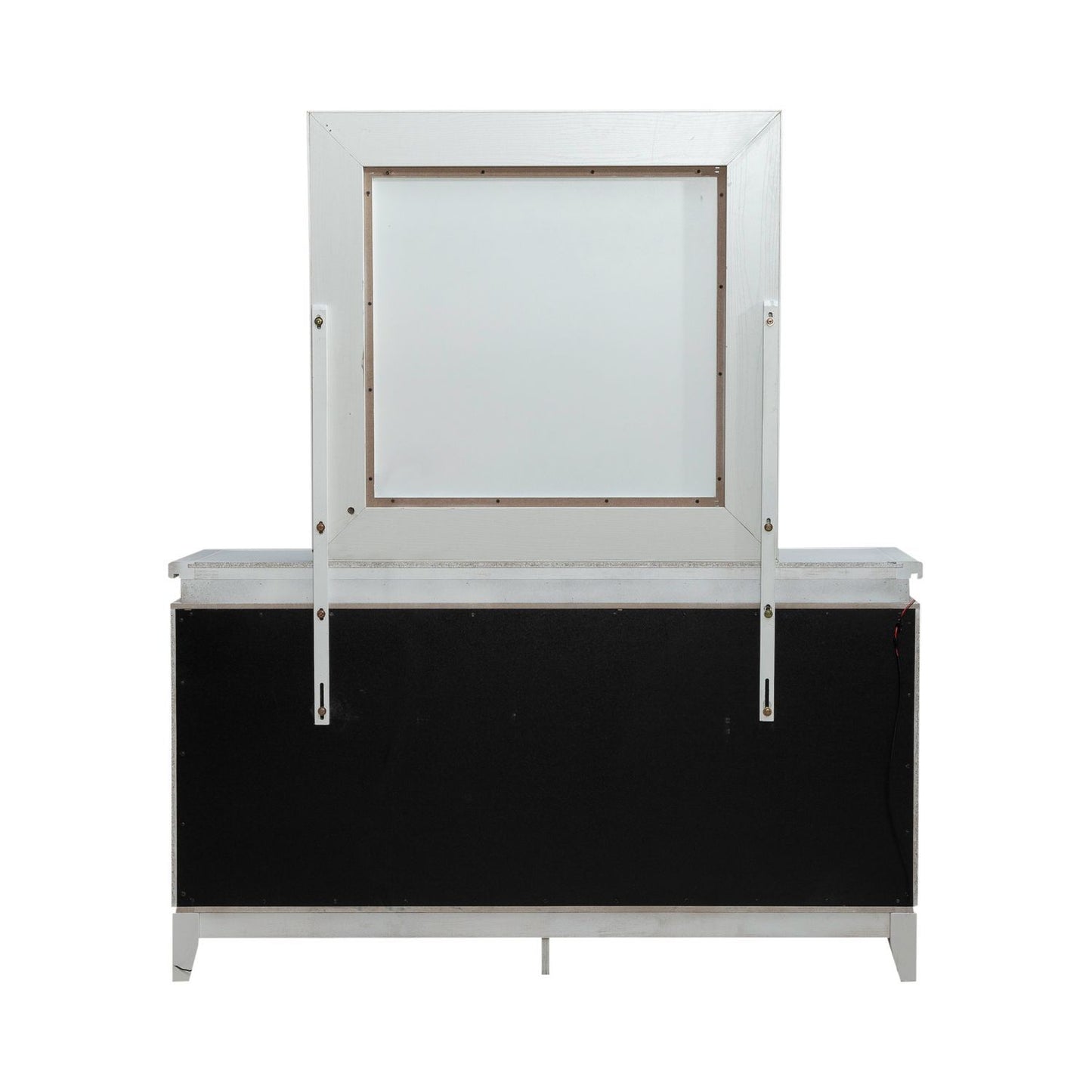 Reflections - Dresser & Mirror - White