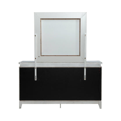 Reflections - Dresser & Mirror - White