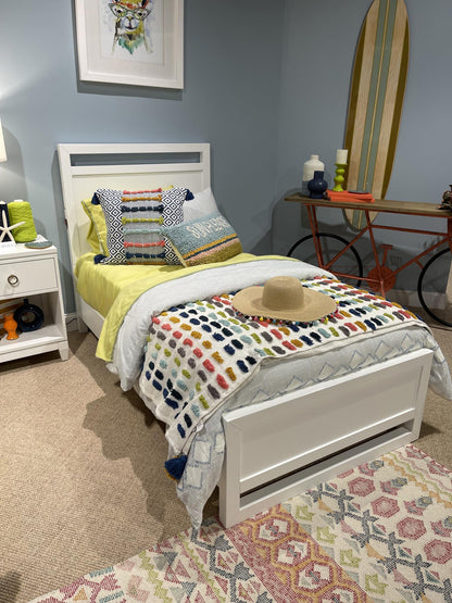 Summerland - Lighted Panel Headboard Twin - Pure White