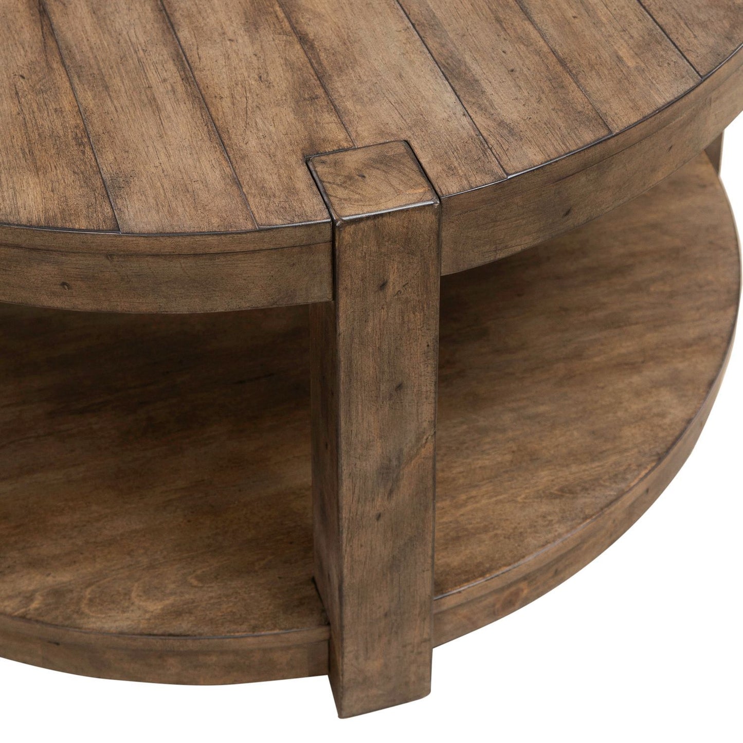 Broadmore - Round Cocktail Table - Brown