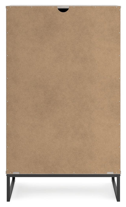 Neilsville - Five Drawer Chest - Whitewash