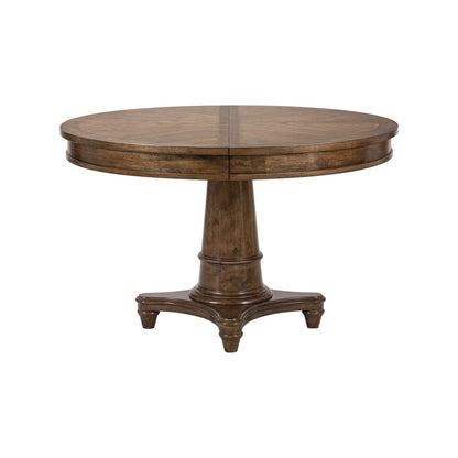 Harrison Heights - Pedestal Table Set - Sienna