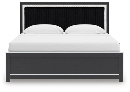 Zuraleus - Upholstered Panel Bed
